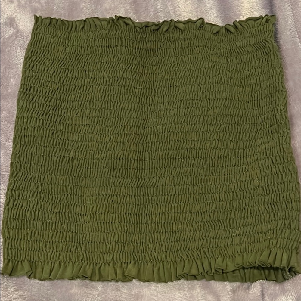 Green tube top